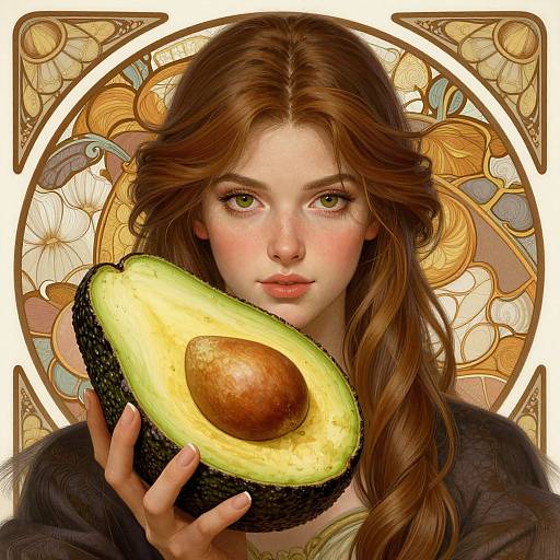 Overlord Avocado Ultra-Realistic Portrait