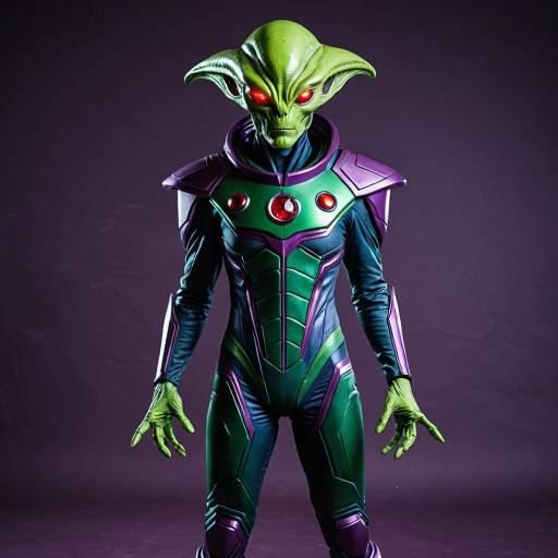 Doctor Nefarious Alien Cosplay Costume