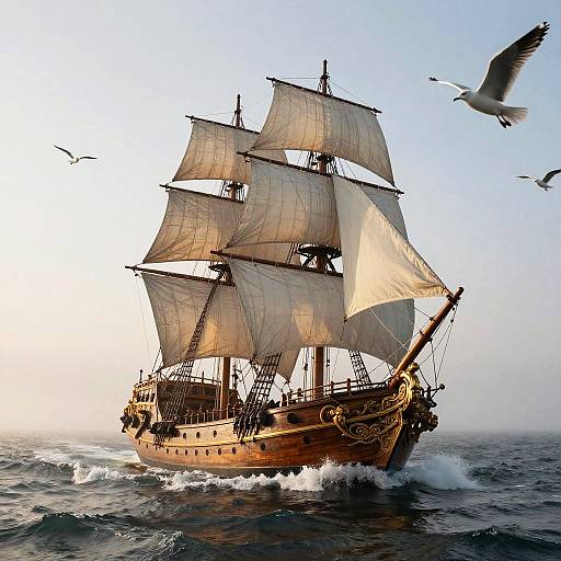 Morgans Ornate Fantasy Sailing Ships