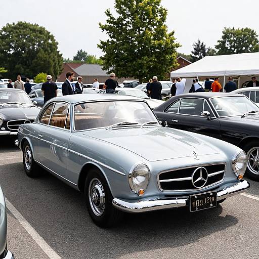 Mercedes Benz at Classic Car Event