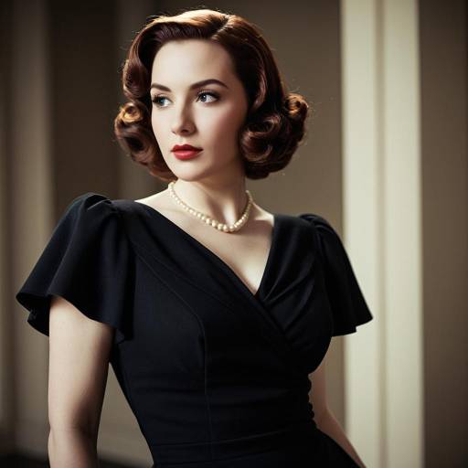 Elegant Vintage Alice Cosplay in 1940s Style