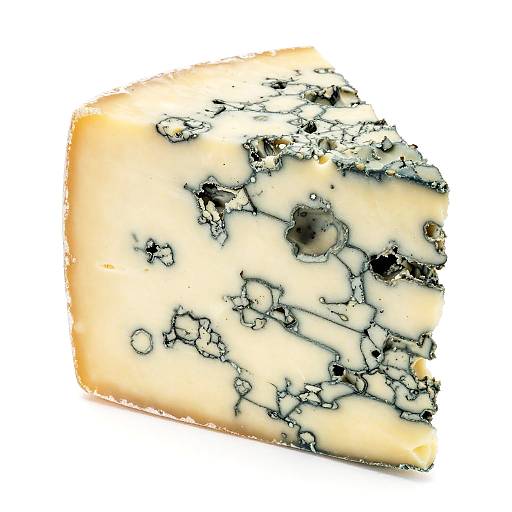 Close-Up of Blue Cheese Wedge