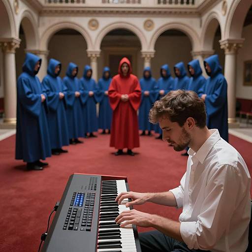 Melodic Performance in Ornate Hall