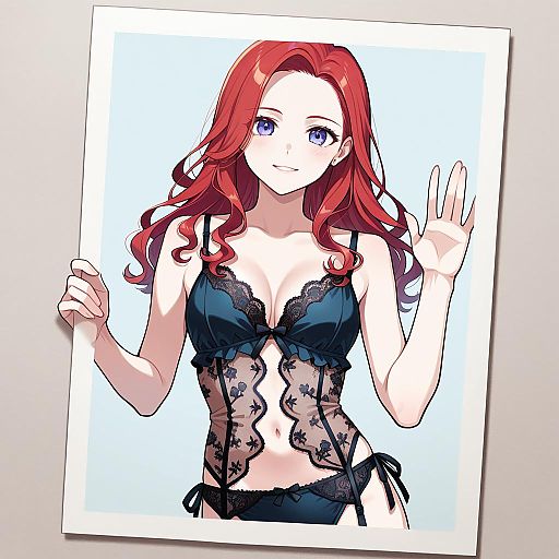 Charming Co-Ed Lingerie Photoshoot