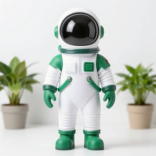 Mannequin in Green Space Suit