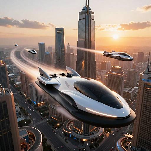 MLFs Piloting Futuristic Hovercrafts