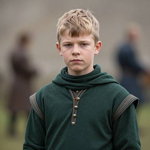 Realistic Medieval Boy in Costume