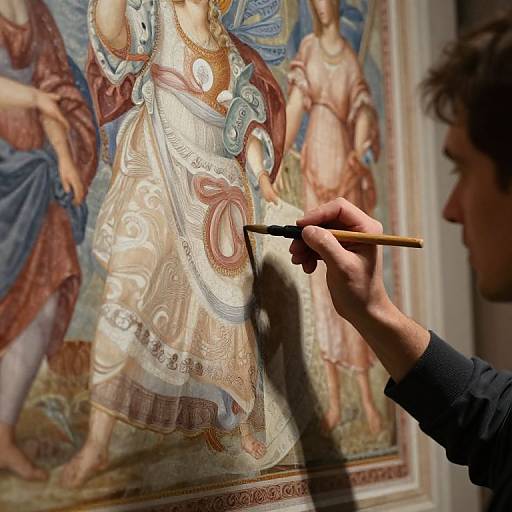 Ancient Fresco Restoration Inpainting