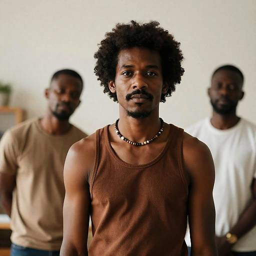 Portrait of a Stylish Black Man