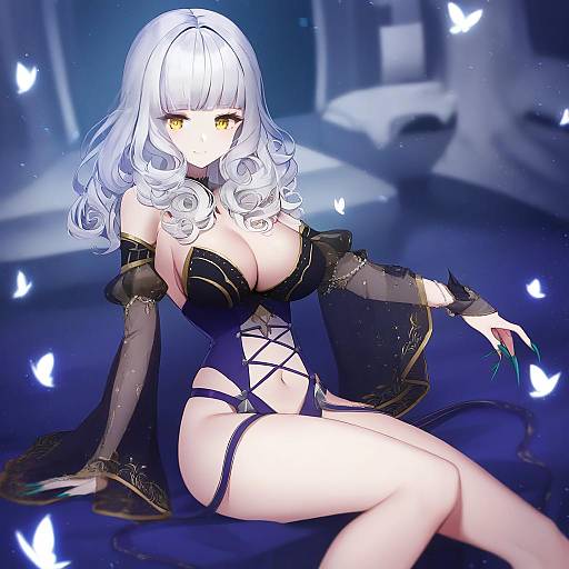 Illustration of Carmilla (fate), fate (series) in the style of Ankkoyom