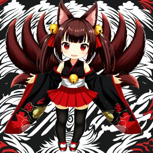 Illustration of Akagi-chan (azur lane), azur lane in the style of Mofu namako