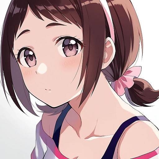 Illustration of Muramatsu sakura, idolmaster in the style of Shirasu uni