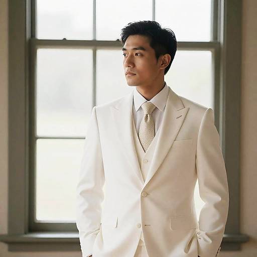 Elegant Western Wedding Attire Male