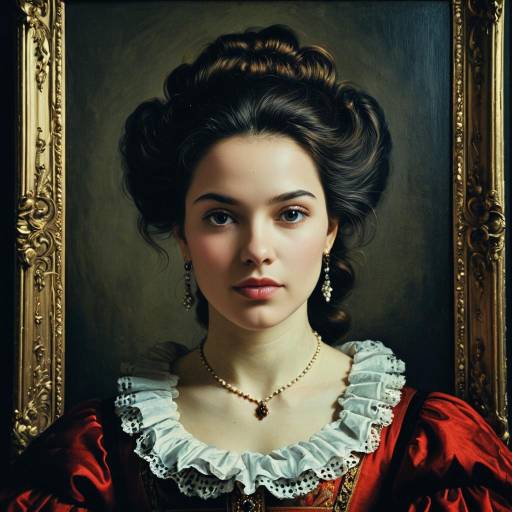 Baroque Style Portrait of a Woman