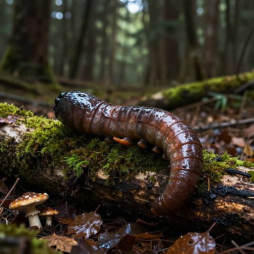 Realistic Earthworm Jim in Forest