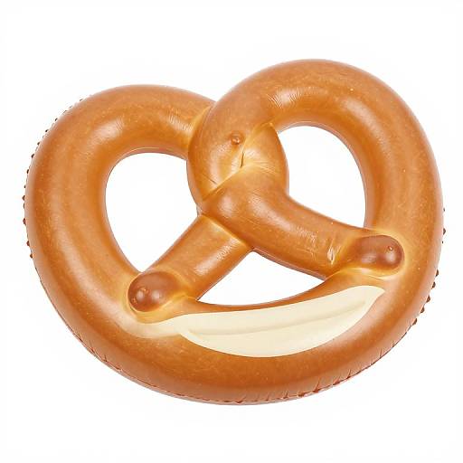 Giant Pretzel Pool Float Fun
