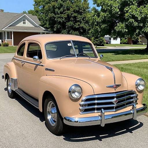 Classic 48 Chevy Coupe Illustration