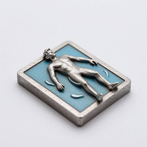 Glitchcore Monopoly Drowning Man Sculpture