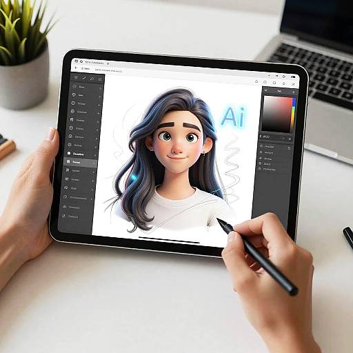 AI Sketch to 3D Portrait Platform