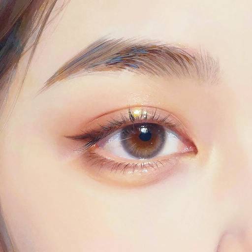 Dreamy Pastel Eye Anatomy Art