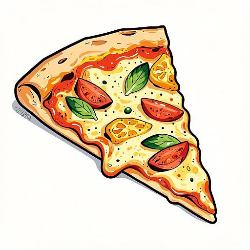 Aesthetic Apparatus Style Veggie Pizza