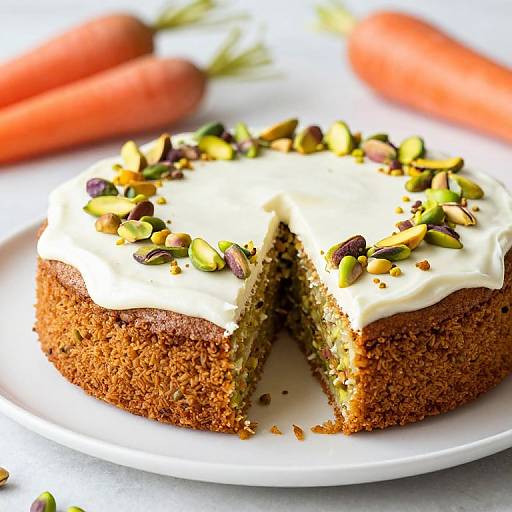 Delicious Carrot Pistachio Cake Recipe