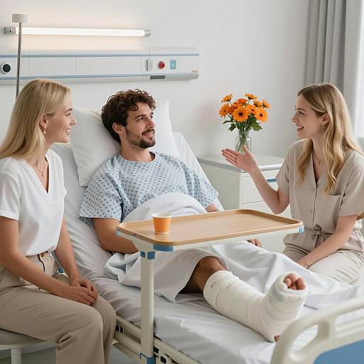 Warm Moments in a Hospital Room