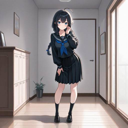 Playful Admiral KanColle in Studio Setting