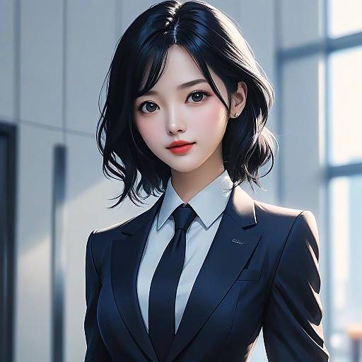 Business Woman Close-Up Portrait