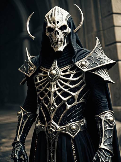 Realistic Man in Nekron Cosplay Photo