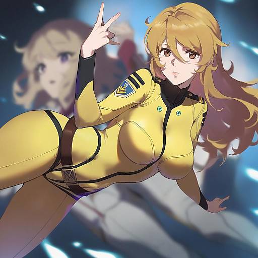 Illustration of Mori yuki, uchuu senkan yamato in the style of Fangdan runiu