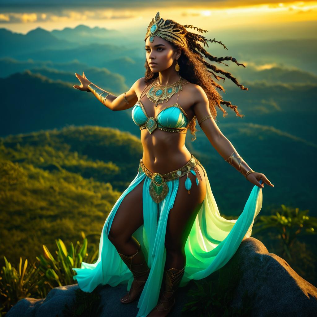 Alluring Brazilian Goddess in Stop Motion