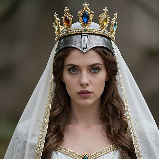 Realistic White Queen Portrait