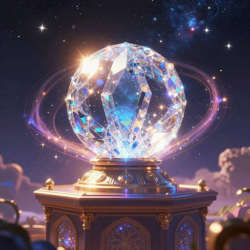 Radiant Crystal Orb of Fortune