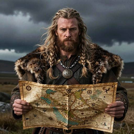 Leif Erikson Viking Portrait