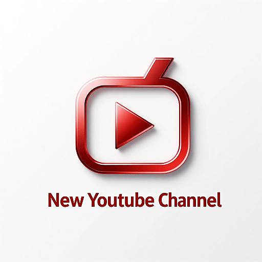 Professional Elegant Metallic YouTube Logo