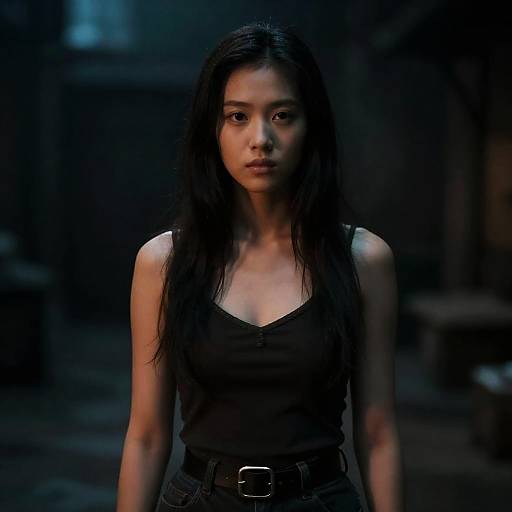 90s Dark Fantasy Cinematic Portrait