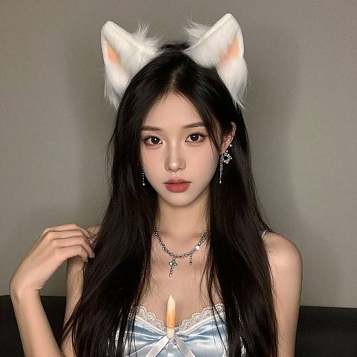 Realistic Unicorn Party Girl