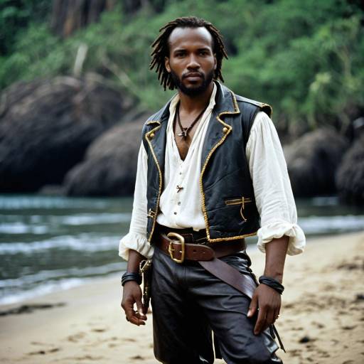 Pirate Style Outfit in Shallow Focus