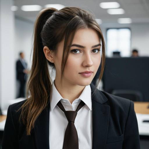 Realistic Female Business Attire Portrait