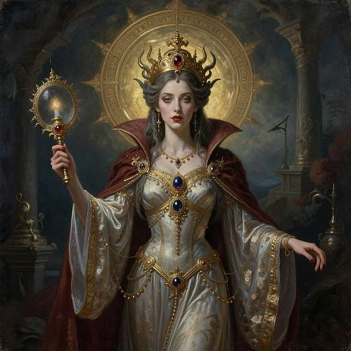 Surrealistic Ancient Vampire Princess