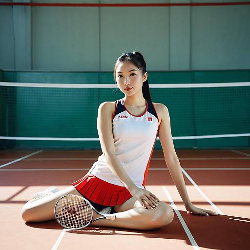 Gilded Vogue Badminton Fashion Shoot