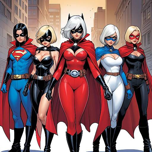 Superhero Crossover: Girls and Boys Unite