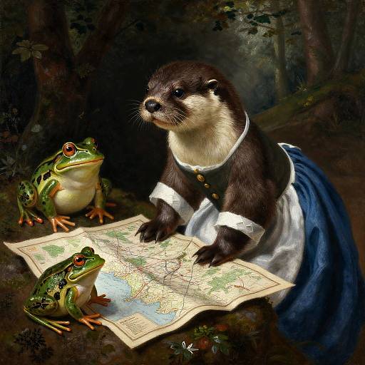 Otter Explorer in Forest Mapmaking