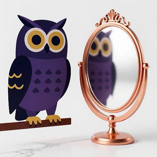 Midnight Purple Owl: Copper Mirror Heistcore