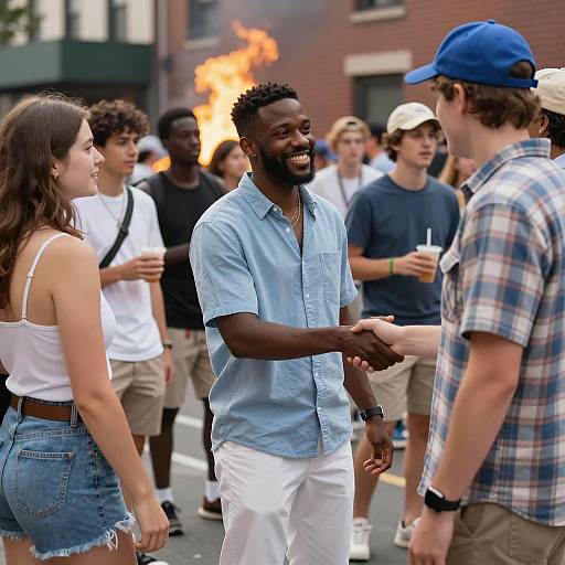 Urban Diversity: Summer Street Gathering