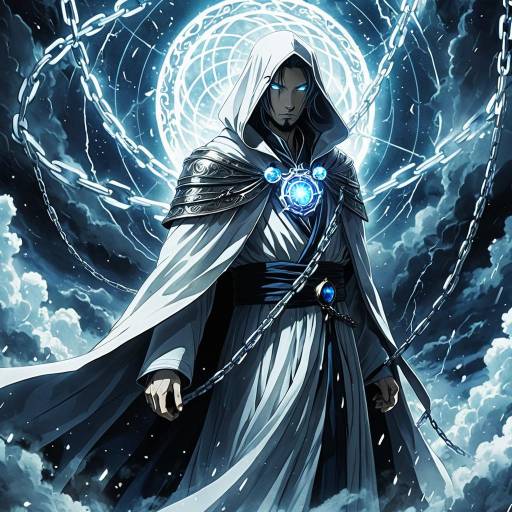 Ghostly Prophet with Ethereal Chains