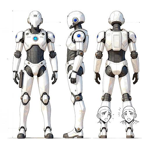 2B Combat Android Blueprint Sheet