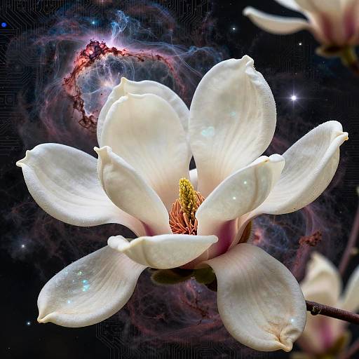 Opalescent Magnolia Nebula, Concentric Star Bowls