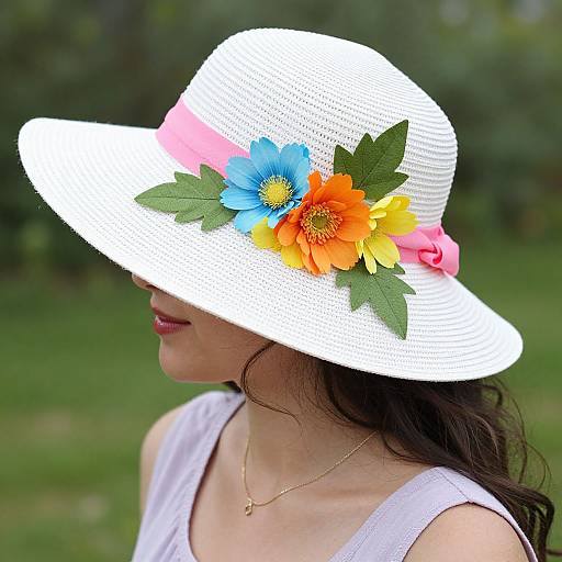 Cheerful Summer Derby Style Woman